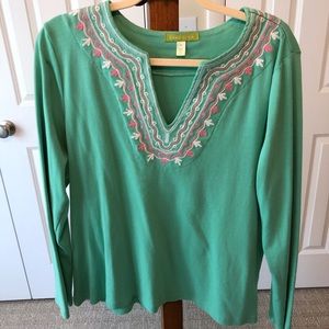 Sigrid Olsen V-Neck Tunic